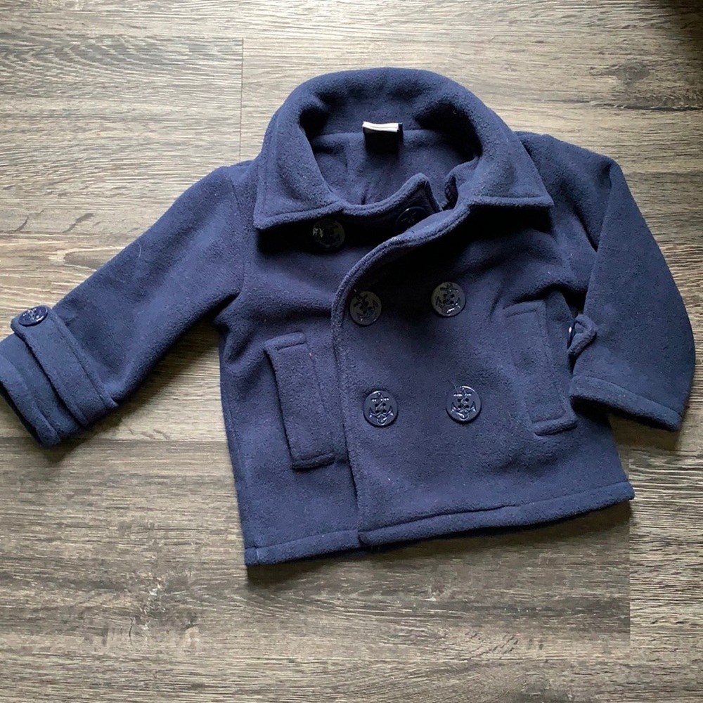 Absolute Cutest Little Boy Winter Pea Coat - 24m